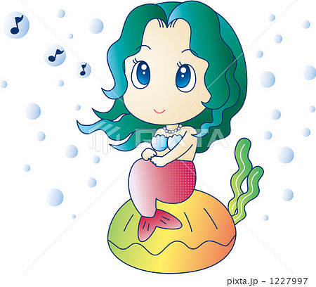 人魚姫～mermaid～〉貝殻アートボード＊シーグラスアート＊お庭