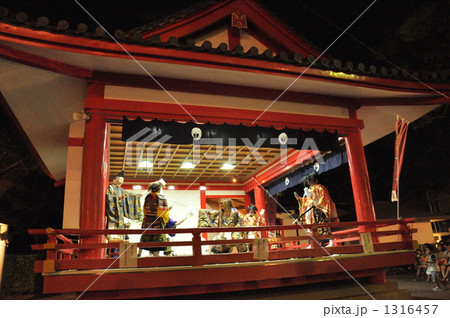 春日神社 神楽殿 大分市 大分の写真素材