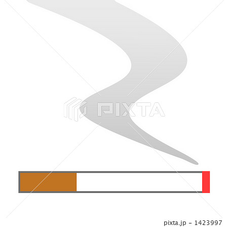 けむり クリップアート タバコの写真素材 Pixta