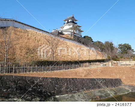 掛川城 城 戦国時代 砦の写真素材