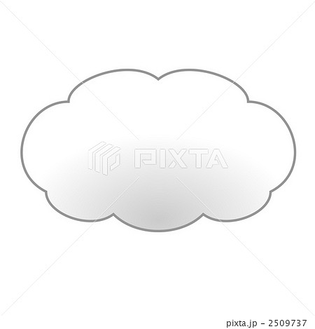 曇マーク くもり 雲 曇のイラスト素材
