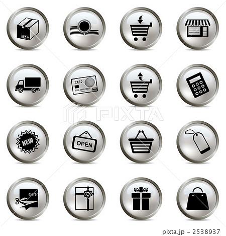 クリップアート アイコン 商品 ラッピングのイラスト素材