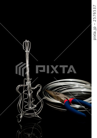 針金細工 針金 アート クラフト ミニチュア 模型の写真素材