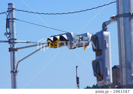 信号工事中の写真素材