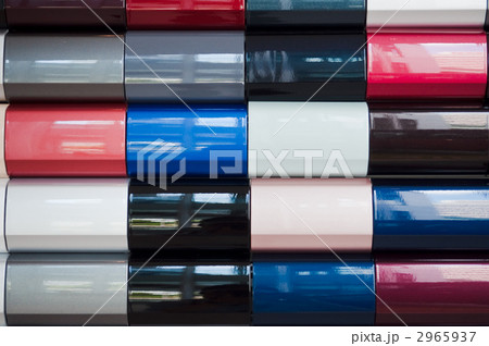 色見本 ボディー 塗装 塗料の写真素材