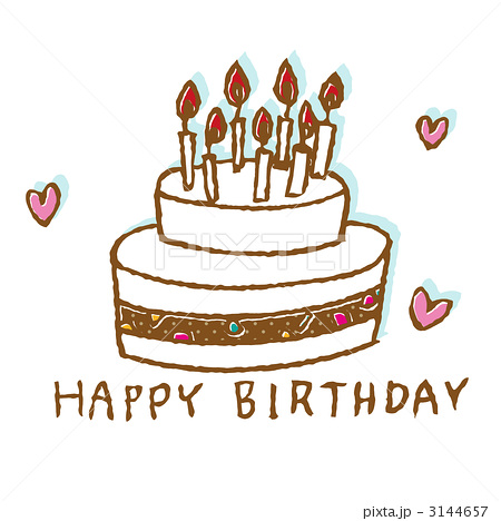 最も人気のある 誕生日ケーキ イラスト 簡単 最高の無料壁紙 Hd