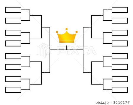 トーナメント表の写真素材