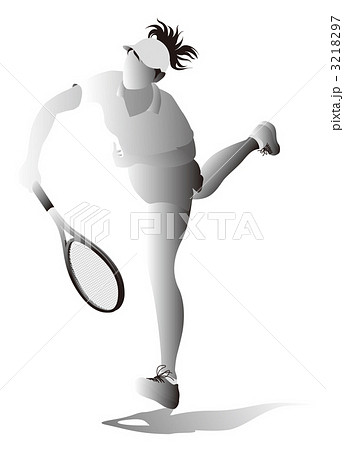 プロテニスのイラスト素材