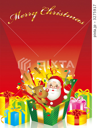 びっくり箱 ビックリ箱 開ける イラスト イベントの写真素材