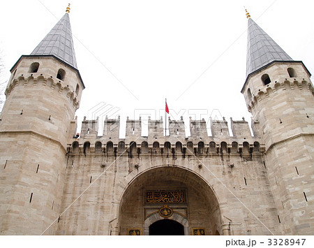 城門 トプカプ宮殿 海外 世界遺産の写真素材