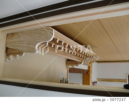 手作り神棚の写真素材