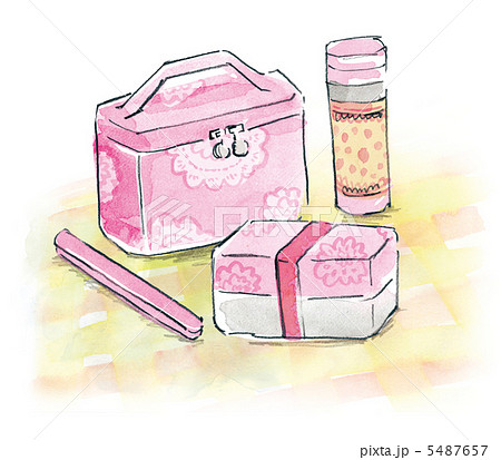おべんとうばこのイラスト素材