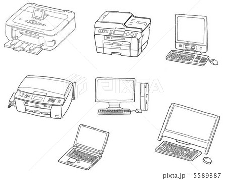 システム構成図の写真素材