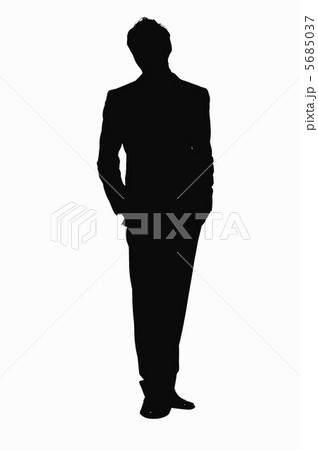 立ちポーズ 男 シルエット ポーズのイラスト素材 立ちポーズ 男 シルエット ポーズのイラスト素材