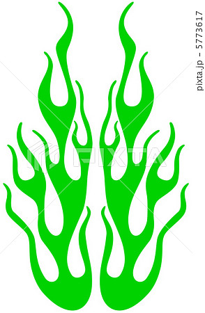 ファイヤーパターンの写真素材