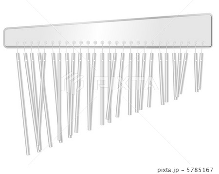 ウィンドチャイムのイラスト素材
