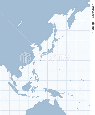 東南アジア 地図のイラスト素材