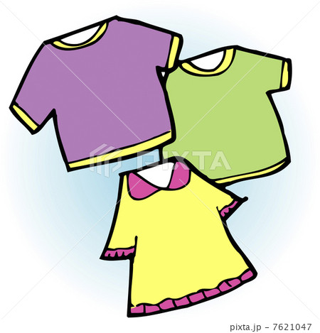 夏服 イラストレーション 衣替え 6月1日のイラスト素材