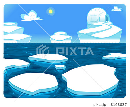 南極 南極大陸 北極のイラスト素材 Pixta