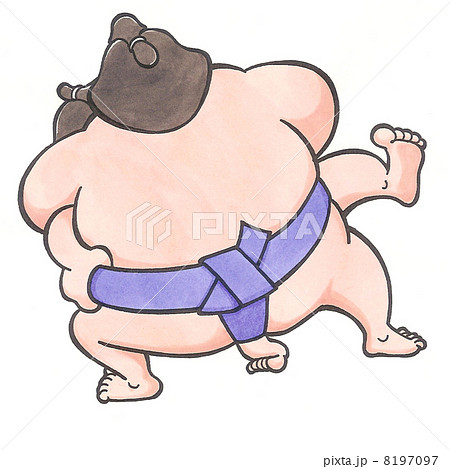 下手投げのイラスト素材