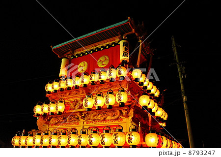 だんじり 西条祭りの写真素材