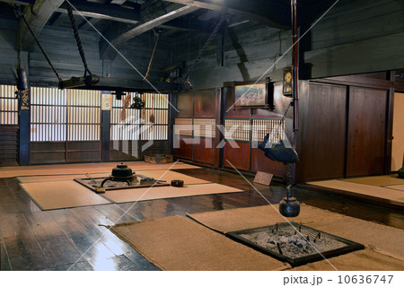 囲炉裏 ひあま shirakawa shirakawa-goの写真素材 - PIXTA