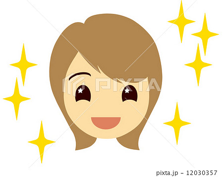 笑い顔のイラスト素材