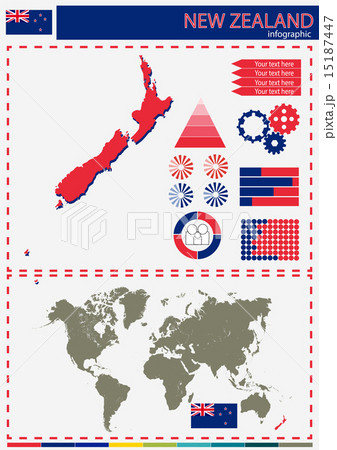 ニュージーランド イラストのイラスト素材