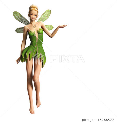 ティンカーベル風のイラスト素材