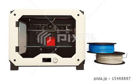 ３ｄプリンターのイラスト素材