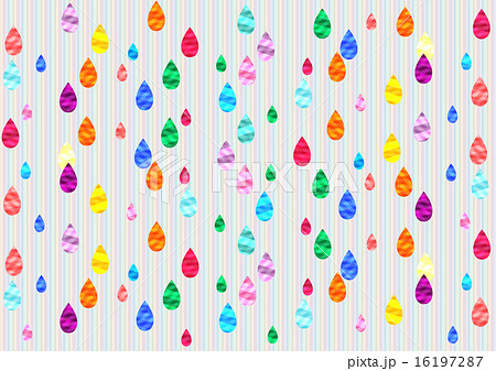 背景 チェック 雫 模様のイラスト素材