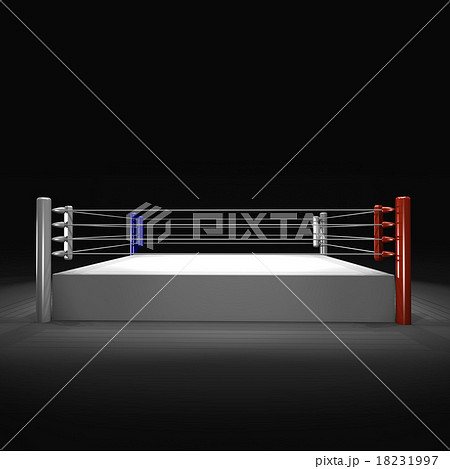 ボクシングリング マット コーナー ボクシングのイラスト素材