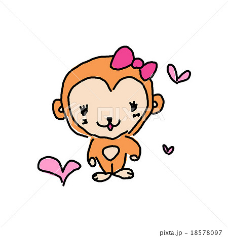 ゆるかわ かわいい ゆるキャラのイラスト素材