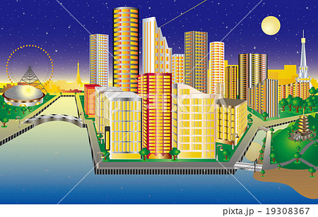 架空都市のイラスト素材 - PIXTA