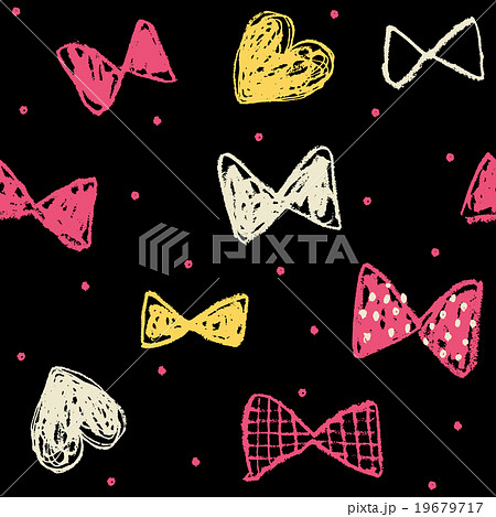 ベクター リボン 素敵 髪飾りの写真素材