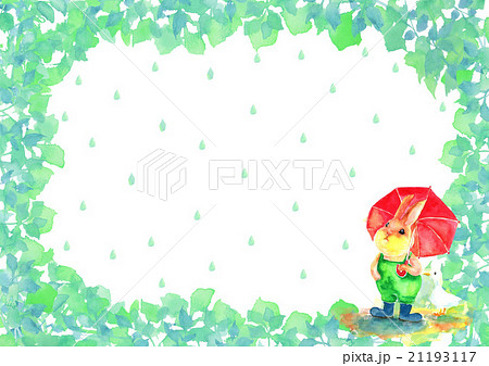 イラスト うさぎ フレーム