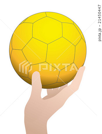 ハンドボール ボール 投げる シュートのイラスト素材