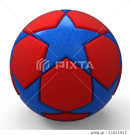 サッカーボール サッカー 星型 スターのイラスト素材