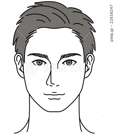 男性 男 人物 顔のイラスト素材