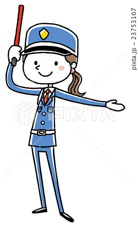 駐車誘導の写真素材