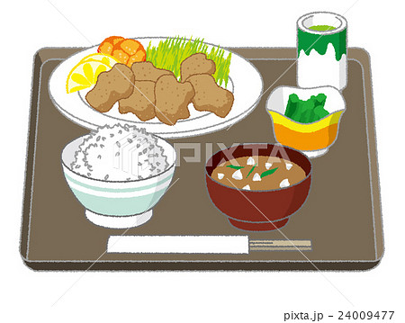 カラアゲのイラスト素材