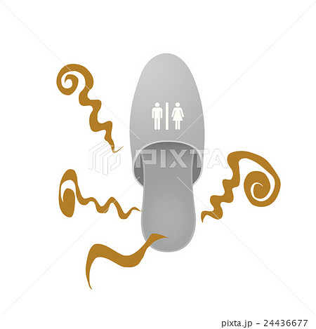 トイレスリッパのイラスト素材