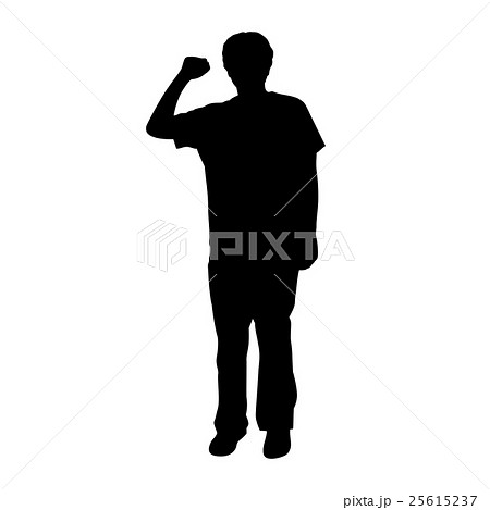 シルエットのイラスト素材