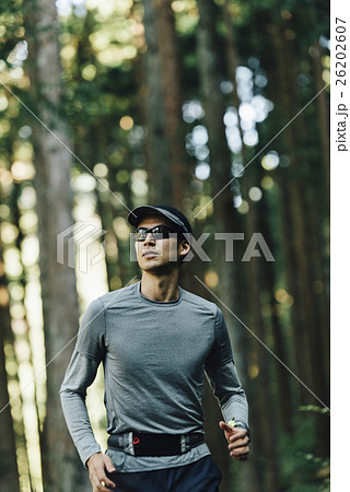 トレランの写真素材