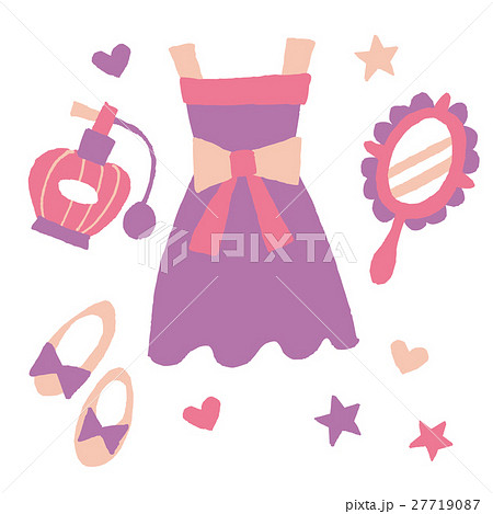 ドレスを着た女の子のイラスト かわいいフリー素材集 いらすとや