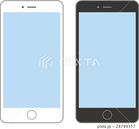 スマートフォン セットのイラスト素材 28799357 Pixta