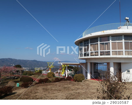 小室山展望台 伊東の写真素材