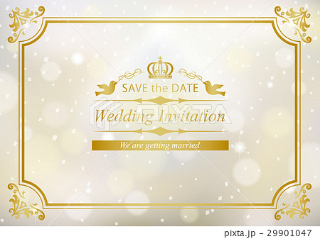 結婚式の招待状のイラスト素材集 Pixta ピクスタ