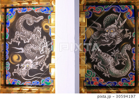 【国内正規品】 狩野探幽 麒麟図 日光東照宮 色紙（紙本著色 東照宮縁起 探幽筆 その他