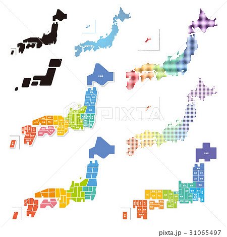 沖縄地図のイラスト素材集 ピクスタ